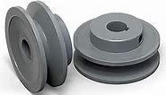 AK25-5/8" Single Groove V-Belt Pulley, 2.5" OD, 5/8" Belt Sheavess, Cast Iron, for V-Belt