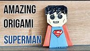 How to make Superman out of paper | DIY Man of Steel of paper | DIY Superman out of paper