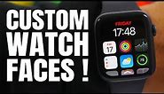 Install CUSTOM Apple Watch Faces (2022)