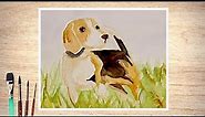 52. How To Paint A Beagle With Watercolor