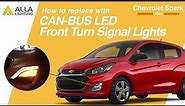 Change | Replace Chevrolet Spark Front Turn Signal Lights bulbs | LED