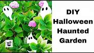 Easy DIY Garden Ghosts for Halloween