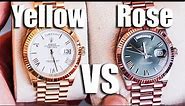 Yellow Gold vs Rose Gold (Day-Date)