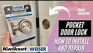 How to Install and Repair your Pocket Door Lock on a Sliding Door