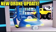 NEW DRONE and DOUBLE ROBBERY CASH UPDATE! | Roblox Jailbreak