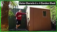 Assembling a Keter Darwin 6x4 Composite Garden Shed