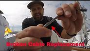 Sailboat Control Cable and Steering Cable Replacement How To
