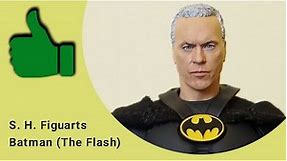 S H Figuarts The Flash Batman Michael Keaton Figure Review