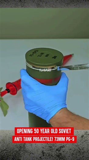 Opening a 50-Year-Old Soviet 73mm PG-9 Projectile