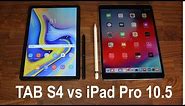 Samsung Galaxy Tab S4 vs iPad Pro 10.5: Full Comparison