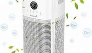 Air Purifier for Home Large Room, True HEPA Air Filter for Bedroom, Room Air Cleaner with PM2.5 Display, Auto Mode, Large Room Air Purifiers Capture 99.97% Allergies, Pets, Smoke, Pollen, Dust