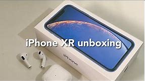 iphone xr unboxing in 2022 + accessories ☁️