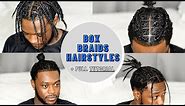 Styling Box Braids + FULL Tutorial | Hairstyles for Black Men