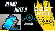 Redmi Note 9 Custom Rom : lineageOS [Short review] | best smooth Android 13 Rom for Redmi note 9