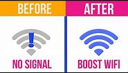 How to Fix Low Wifi Range / Signal Strength
