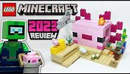 LEGO Minecraft the Axolotl House (21247) - 2023 Set Review