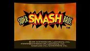 Super Smash Bros.Title Screen & Intro (N64)
