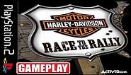 Harley Davidson Motorcycles: Race to the Rally GAMEPLAY [PS2]