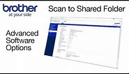 Scan to a network folder from your Brother machine