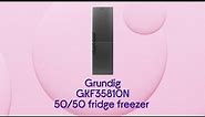 Grundig GKF35810N 50/50 Fridge Freezer - Brushed Steel - Product Overview