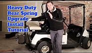EZGO RXV Golf Cart | Heavy Duty Dual Action Rear Leaf Spring Upgrade | BetterPlayGolf