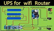 How to make ups for WIFI router / 3s BMS module wiring diagram