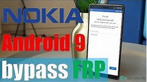 NOKIA Android 9 (Pie) Bypass FRP Lock Google Account "Talkback Notwork"