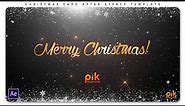 Christmas Invitation Card - Free After Effect Template