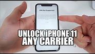 How To Unlock iPhone 11 To Use With Any Carrier In 2020