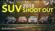 4 Crossover Comparison: 2018 Honda CR-V vs Nissan Rogue vs Volkswagen Tiguan vs Chevrolet Equinox