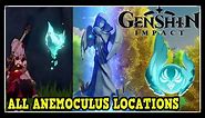 Genshin Impact All Anemoculus Locations for Statue of The Seven Upgrades (Genshin Impact Collectible