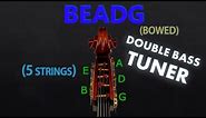5 String Double Bass - BEADG Tuning (BOWED) (Tuner)