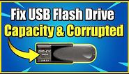 How to Restore USB Flash Drive to FULL Capacity (Fix Corrupted USB Drive)