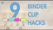 9 Easy And Useful Binder Clip Hacks | Simplemost