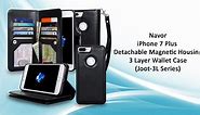 Navor JOOT-3L Magnetic Detachable Wallet Case for iPhone 7 Plus & 8 Plus