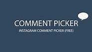 Instagram Comment Picker - Free Giveaway Winner Picker