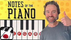 The Notes of the Piano (Lesson #1)