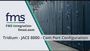 How to configure a JACE RS485 port