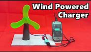 How to Make a Wind Powered(Free Energy) USB Mobile Charger