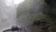 Inside Henrhyd Falls