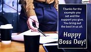 National Boss Day 2019 Messages: Gratitude Quotes, Images and Greetings to Send To Your Boss