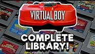 COMPLETE Virtual Boy Library! Every game released in the US! | Nintendrew