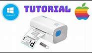 Jiose Thermal Label Printer Setup on Windows and Mac | STEP BY STEP TUTORIAL