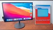 Fix for fuzzy text with MacOS UI scaling on external displays