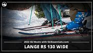 2022 Lange RS 130 Wide Ski Boots with SkiEssentials.com