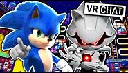 Movie Sonic Meets Movie Metal Sonic!! (VR Chat)