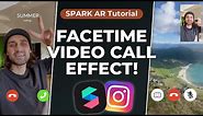 Facetime Video Call Filter - Spark AR Tutorial! | Create a Face Time Effect for Instagram
