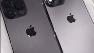 iPhone 14 pro Space Black vs iPhone 13 pro graphite