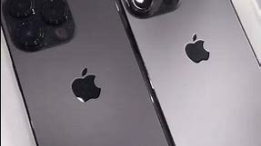 iPhone 14 pro Space Black vs iPhone 13 pro graphite