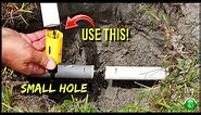 How To Easily Tap Into A Buried PVC Water Line With The Least Amount Of Digging!